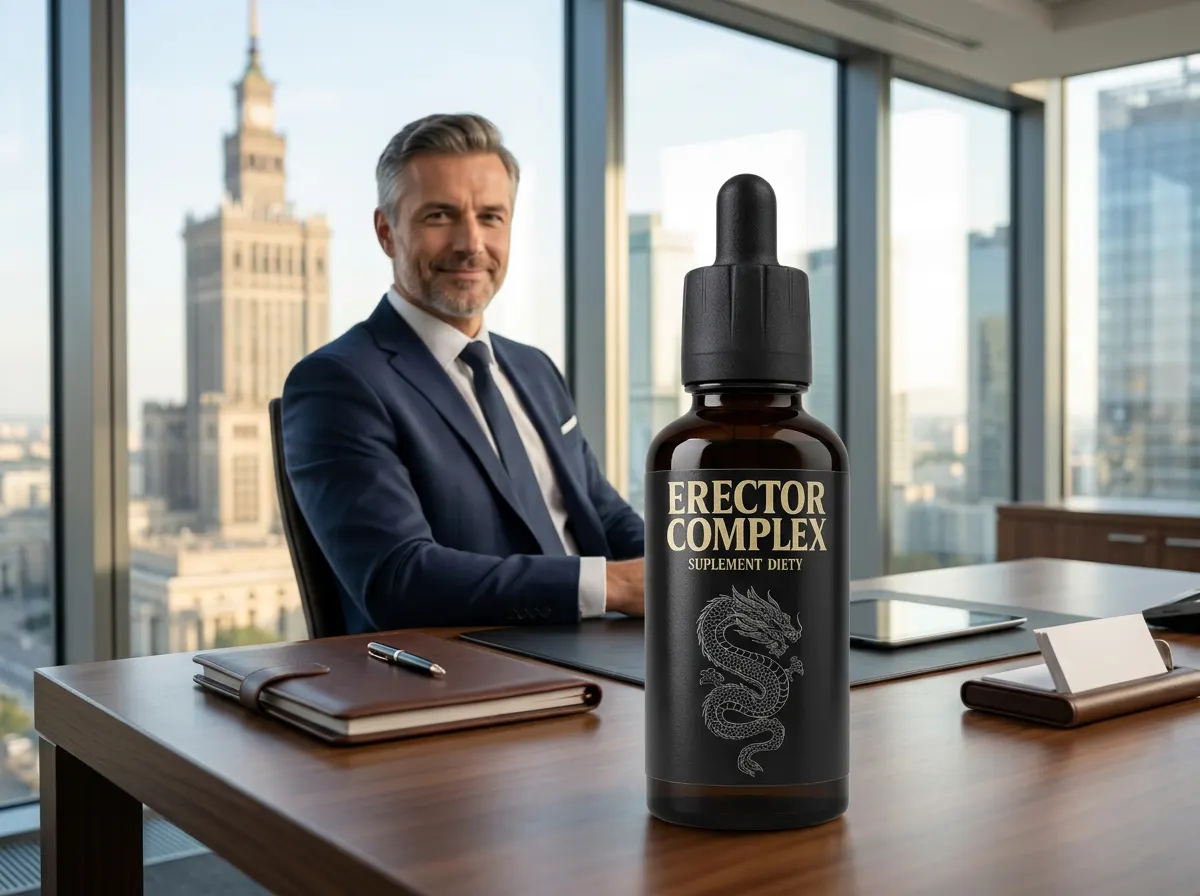 Mężczyzna analizujący informacje o produkcie